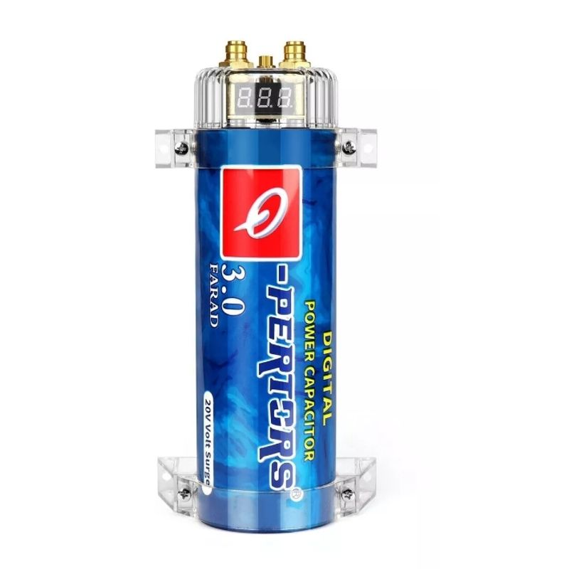 GENERICO - Capacitor Audio Car 3.0 Faradios Parlantes Regulador Amp