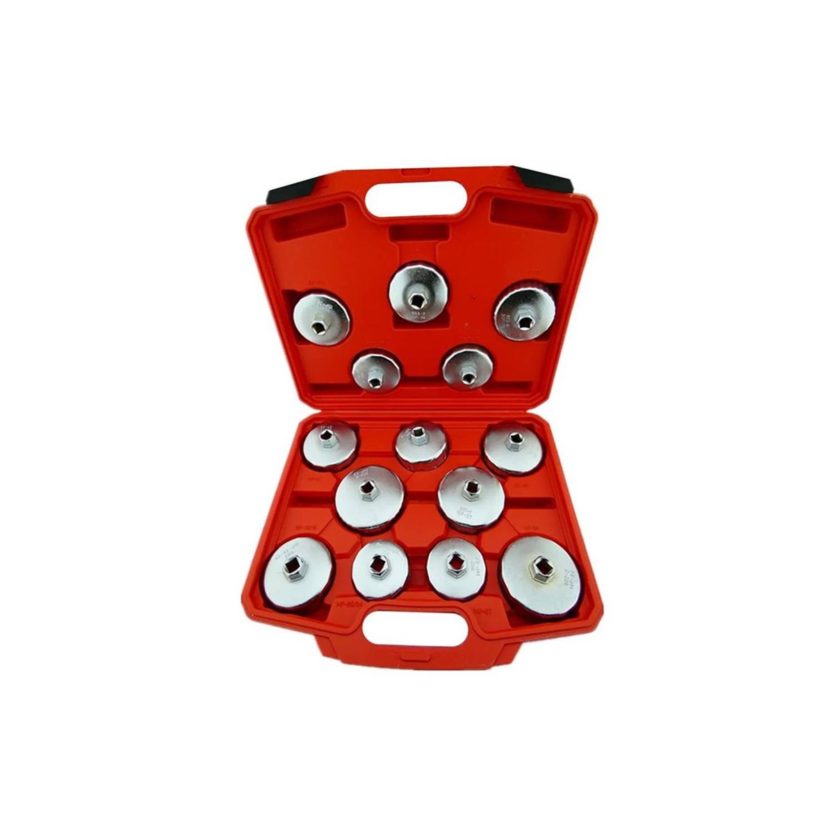 GENERICO - Kit 14 Piezas Extractor Filtro Aceite Automotriz Universal