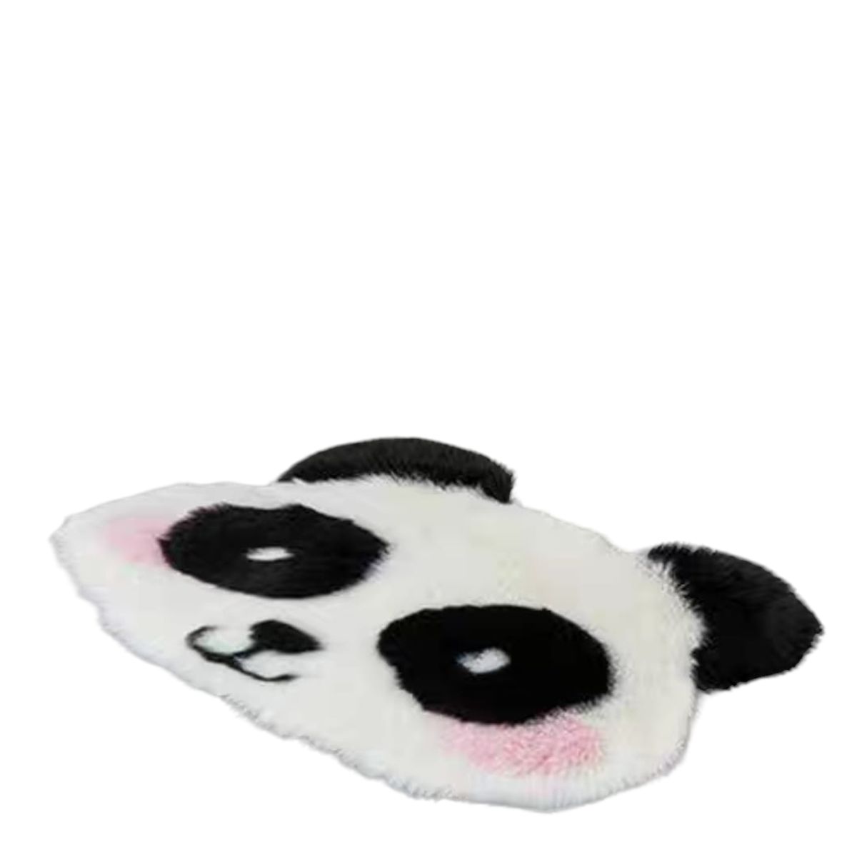 ANGELES DEL HOGAR - Alfombra Peluda piel Sintética cara de panda