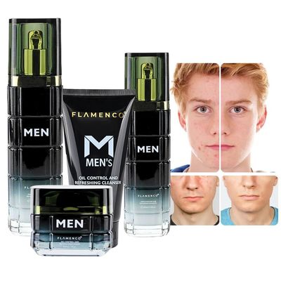 Imagen 2 del producto Set Cuidado Facial Para Hombre Tonico Serum Crema Anti Acné