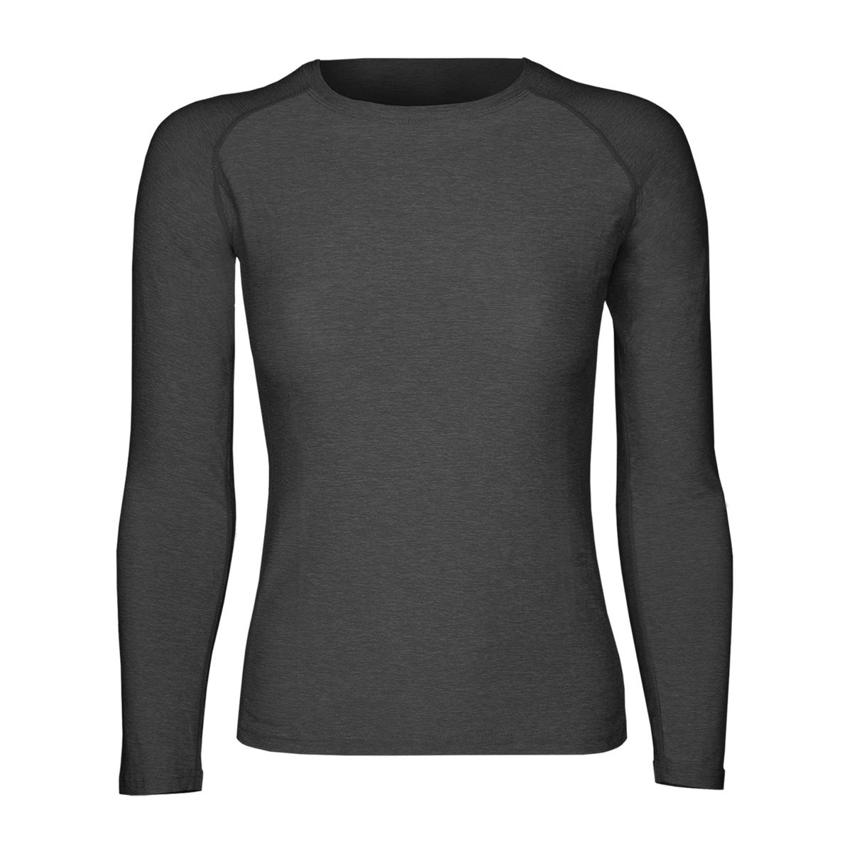 ANDESLAND OUTDOOR APPAREL - Polera Dryfit Manga Larga Grafito Mujer