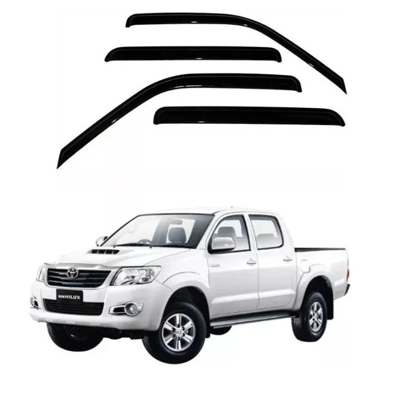 GENERICO - Kit Aletas Bota Aguas Toyota Hilux Vigo 2004-2012