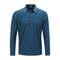 Polera Dryfit Con Cuello Manga Larga Verde Hombre