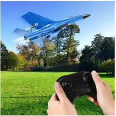 GENERICO - Avión a Control Remoto Su-27 Rojo Azul y Amarillo