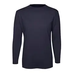 ANDESLAND OUTDOOR APPAREL - Polera Básica Algodón Manga Larga Azul Unisex