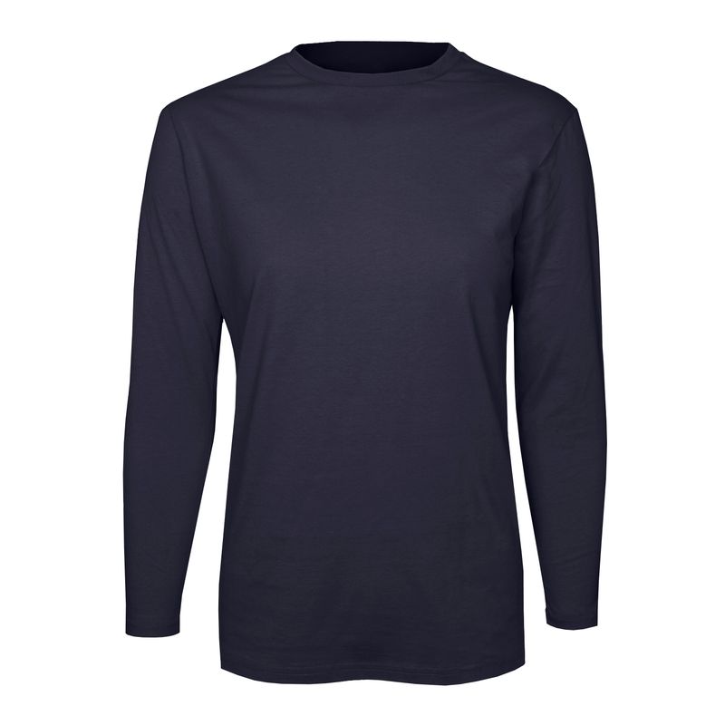 ANDESLAND OUTDOOR APPAREL - Polera Algodón Manga Larga Velox Essential Azul Unisex.-