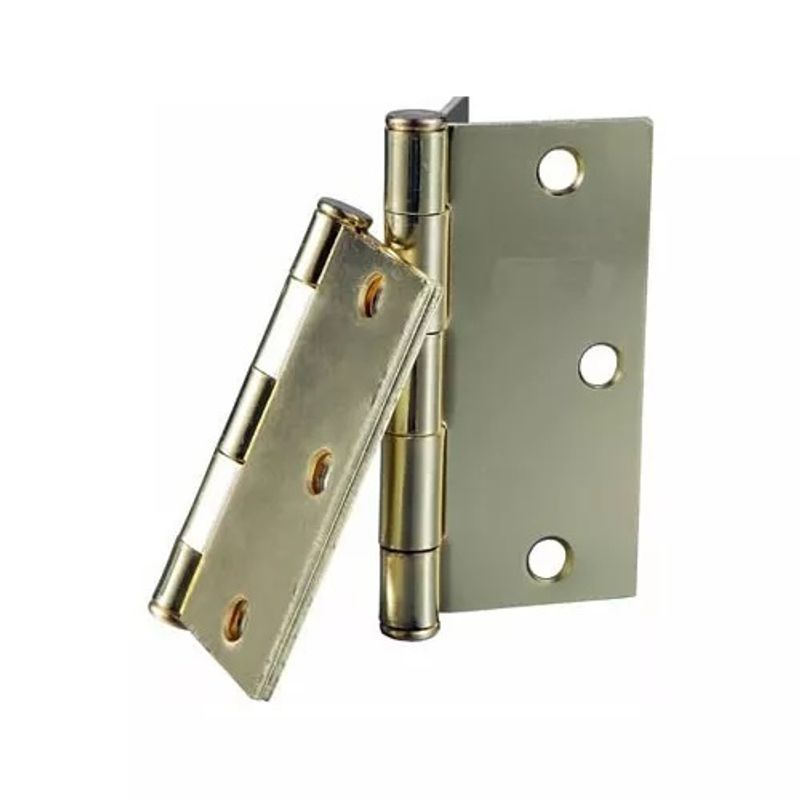 GENERICO - Set 2 Bisagras Galvanizada 30x30 Con Rodamientos + Pernos BIG3X2