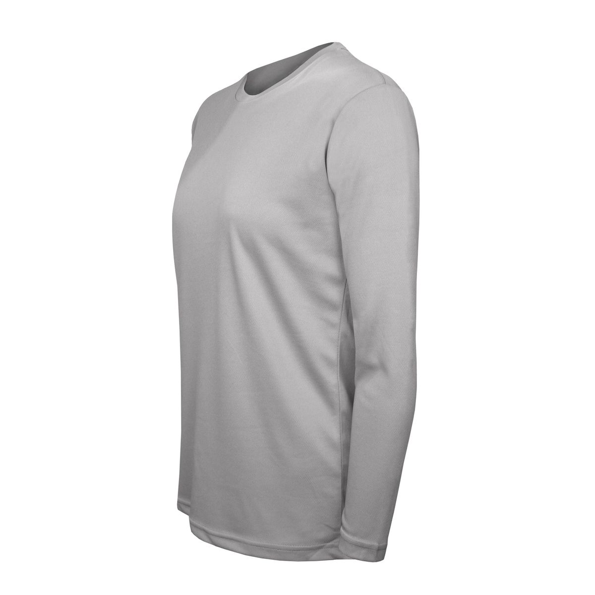 ANDESLAND OUTDOOR APPAREL - Polera Poliéster Manga Larga Otocyon Essential Gris Unisex.-