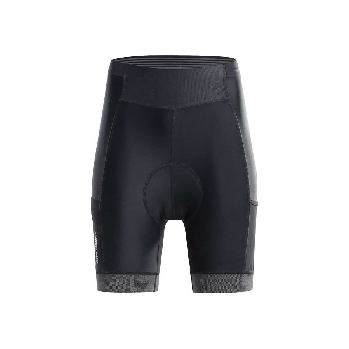 ANDESLAND OUTDOOR APPAREL - Calza Cycling Acolchado Dryup Corsac Negra Mujer