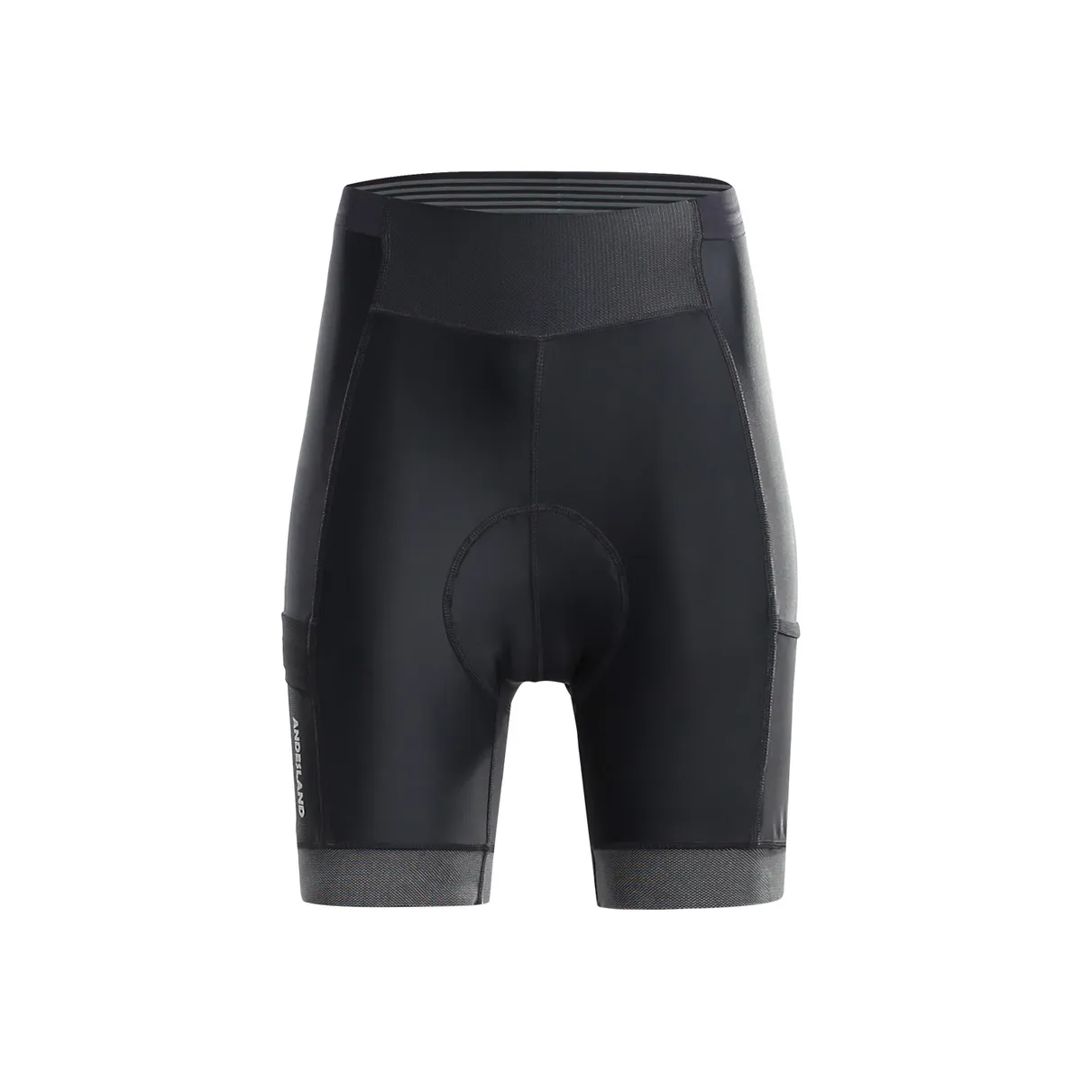 ANDESLAND OUTDOOR APPAREL - Calza Cycling Acolchado Dryup Corsac Negra Mujer