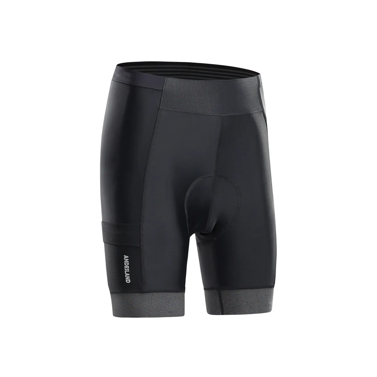 ANDESLAND OUTDOOR APPAREL - Calza Cycling Acolchado Dryup Corsac Negra Mujer