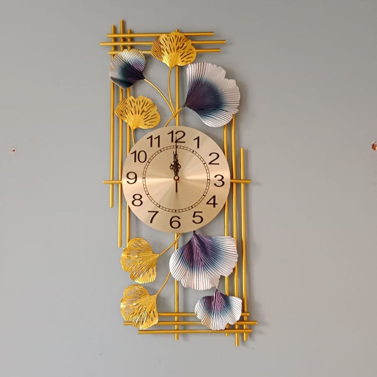 GENERICO - Reloj mural nórdico de metal