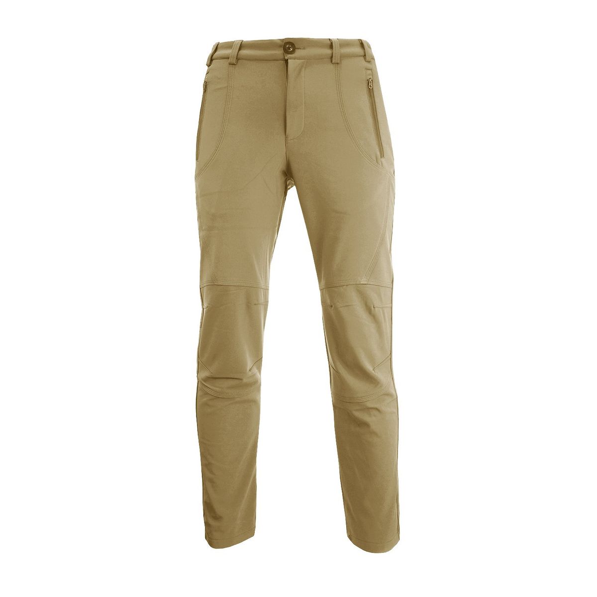 ANDESLAND OUTDOOR APPAREL - Pantalón Softshell Térmico Beige Hombre