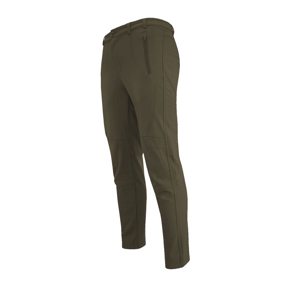 ANDESLAND OUTDOOR APPAREL - Pantalón Softshell Térmico Chilote Café Hombre