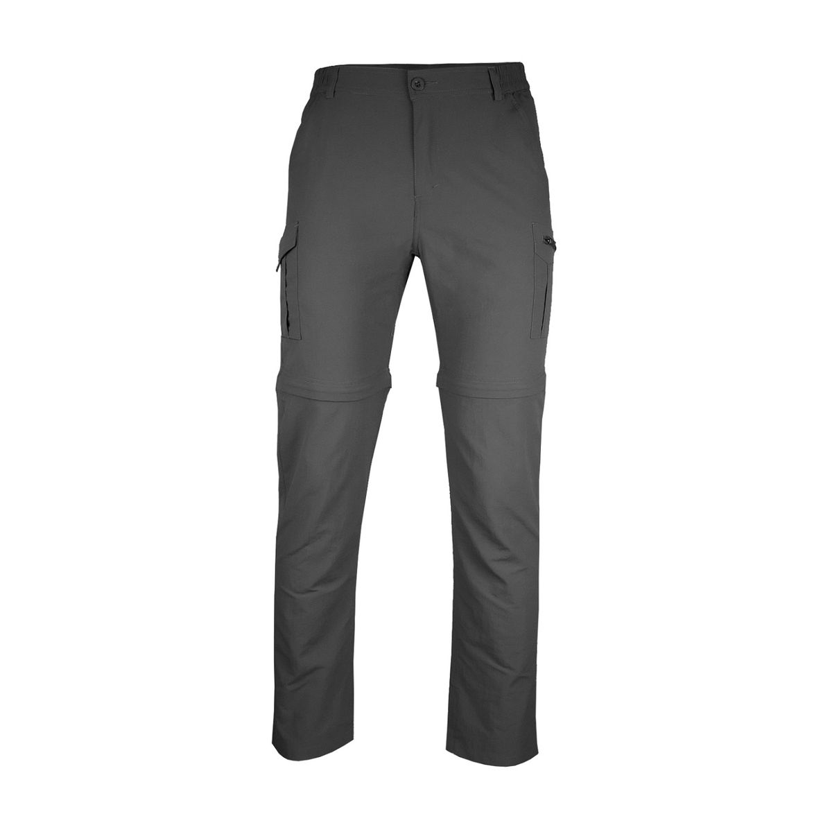 ANDESLAND OUTDOOR APPAREL - Pantalón Trekking Desmontable Ripstop UPF50 Fénec Gris Hombre