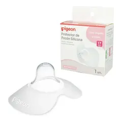 PIGEON - Protector De Pezón De Silicona Talla 17 Mm