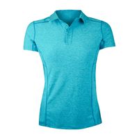 Polera Dry Fit Manga Corta Con Cuello Pale Pro Calipso Mujer.-