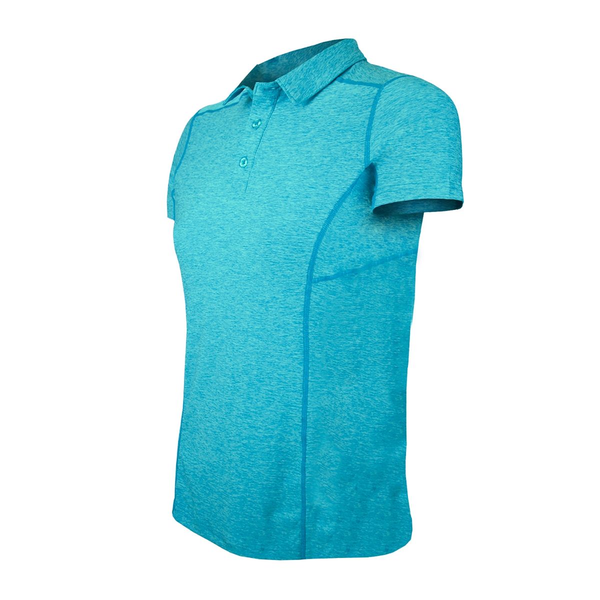 ANDESLAND OUTDOOR APPAREL - Polera Dry Fit Manga Corta Con Cuello Pale Pro Calipso Mujer.-