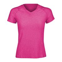 Polera Dry Fit Manga Corta Cuello V Cape Rosado Mujer