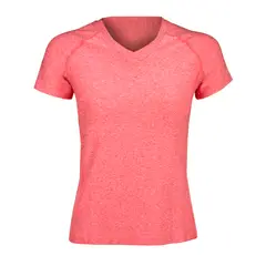ANDESLAND OUTDOOR APPAREL - Polera DryFit Manga Corta Cuello V Salmón Mujer