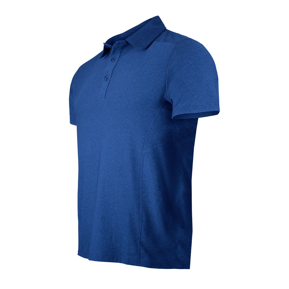 ANDESLAND OUTDOOR APPAREL - Polera Dryfit Con Cuello Manga Corta Azul Hombre