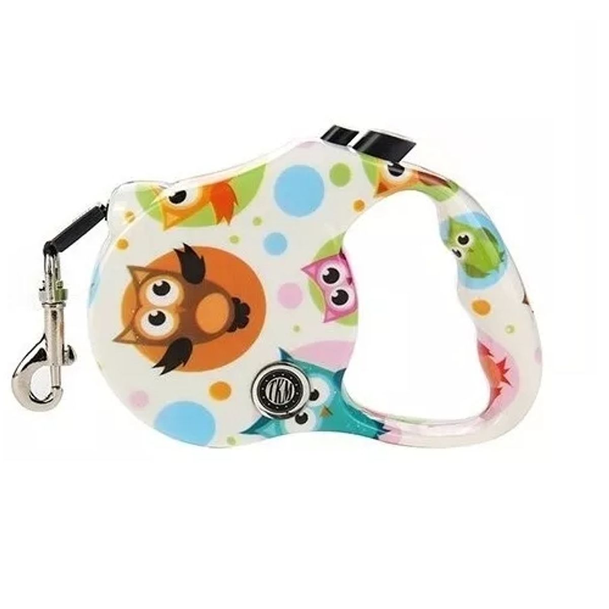 DEFENSOR FOREVER - Correa Retráctil Con Botón De Frenado largo 3mts Diseño Buo