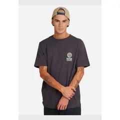 VOLCOM - Polera MC Psychbox Gris oscuro Hombre
