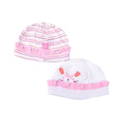 PILLIN - Set 2 Pzas Gorro Bebé Niña Multicolor