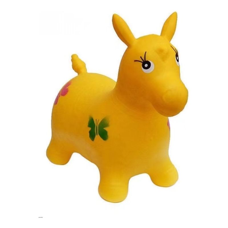 U BUY - Caballito Pony Saltarín Juguete Para Niños Amarillo