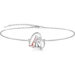 GENERICO - Pulsera mascota perro plata 925 mujer regalo
