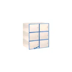 U BUY - Caja De Zapatos Love Grande 6 Piezas35*24*14cm azul transparente