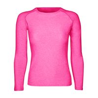 Polera Dry Fit Manga Larga Bangsi Rosa Mujer