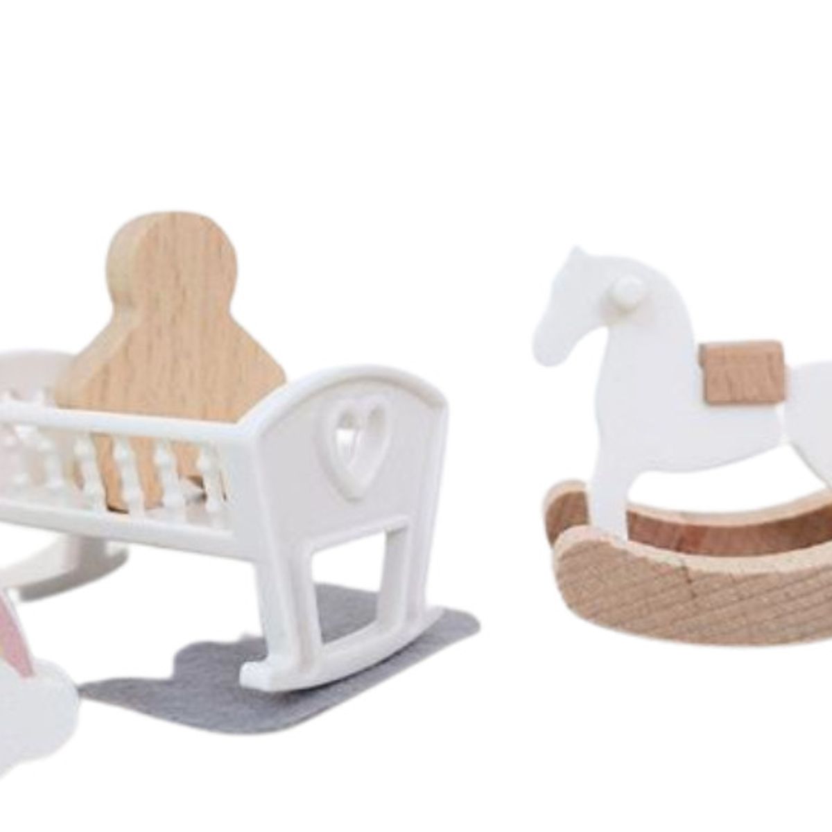 GENERICO - Muebles en miniatura para casa de muñecas children 12 unidad