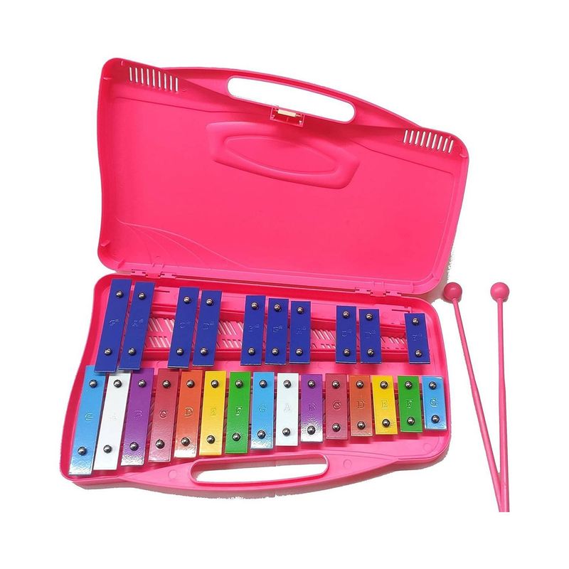 U BUY - Metalófono 25 Notas Cromático Didáctico Marca UbuyRosa