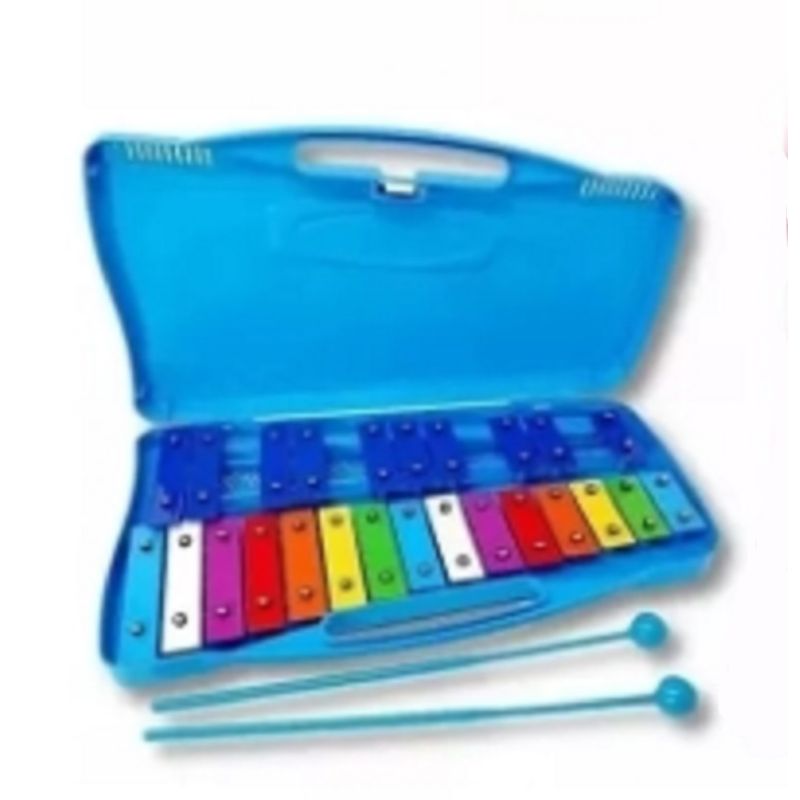 U BUY - Metalófono 25 Notas Cromático Didáctico Marca UbuyAzul