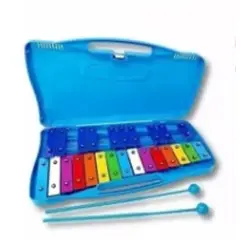 U BUY - Metalófono 25 Notas Cromático Didáctico Marca UbuyAzul