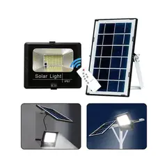 GENERICO - Foco solar 200 W interior y exterior recargable
