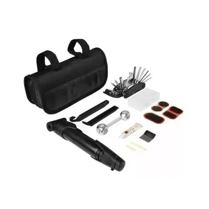 GENERICO - Kit Herramientas Bicicletas Con Bombin Y Accesorios