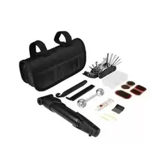 GENERICO - Kit Herramientas Bicicletas Con Bombin Y Accesorios