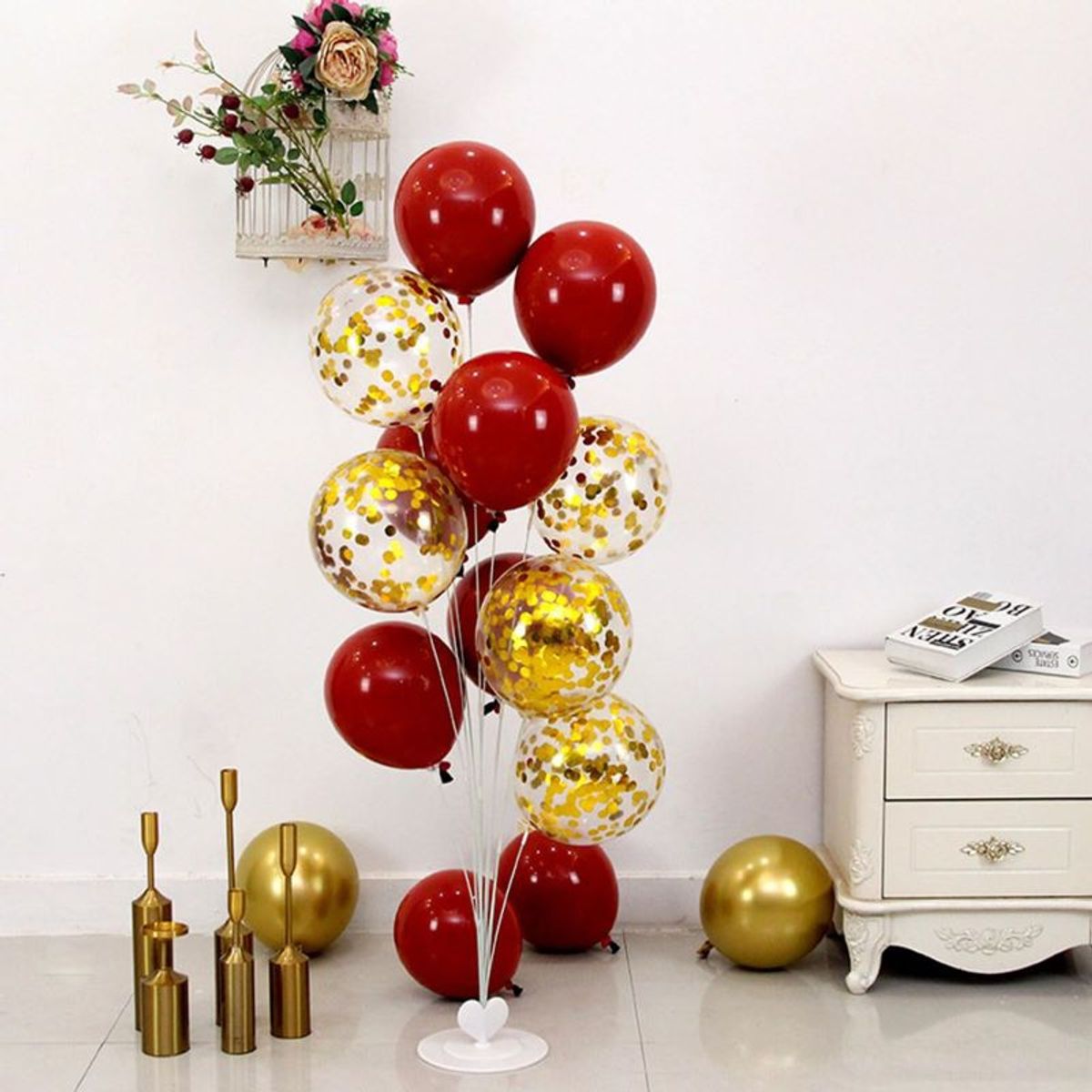 EVERSO - X4 Soporte De Globos De Mesa Para Decoraciones