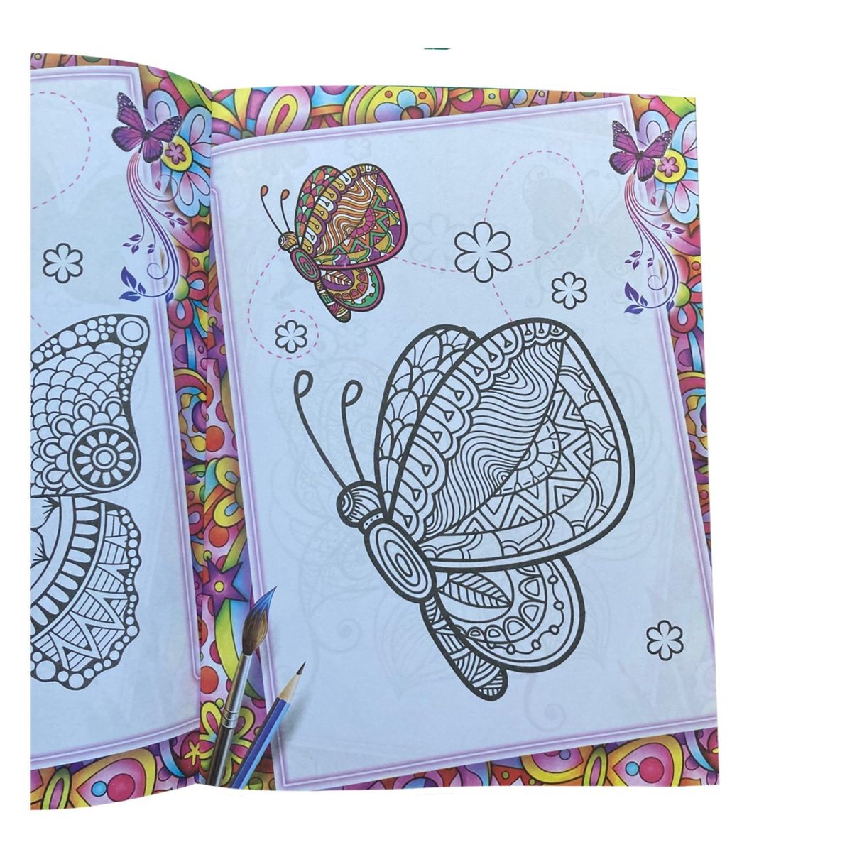 GENERICO - Libro para colorear  mariposas