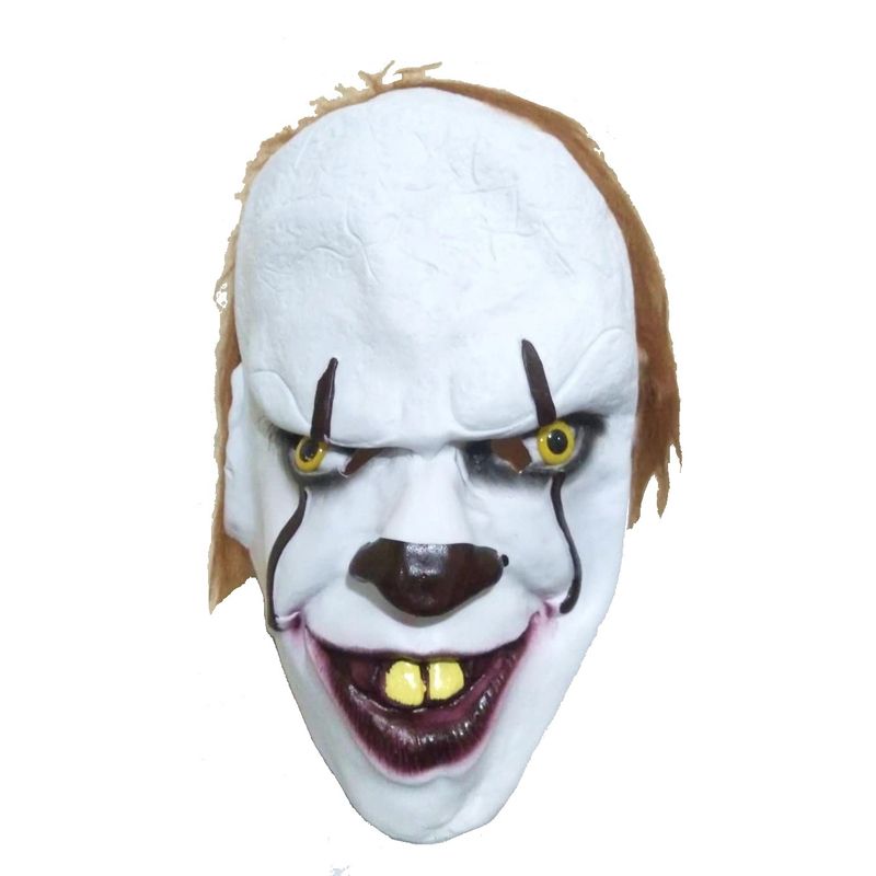 GENERICO - Mascara De Latex Payaso Asesino It Pennywise Halloween