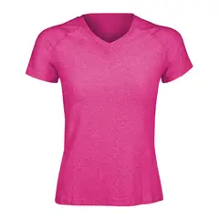 ANDESLAND OUTDOOR APPAREL - Polera Dry Fit Manga Corta Cuello V Cape Rosado Mujer