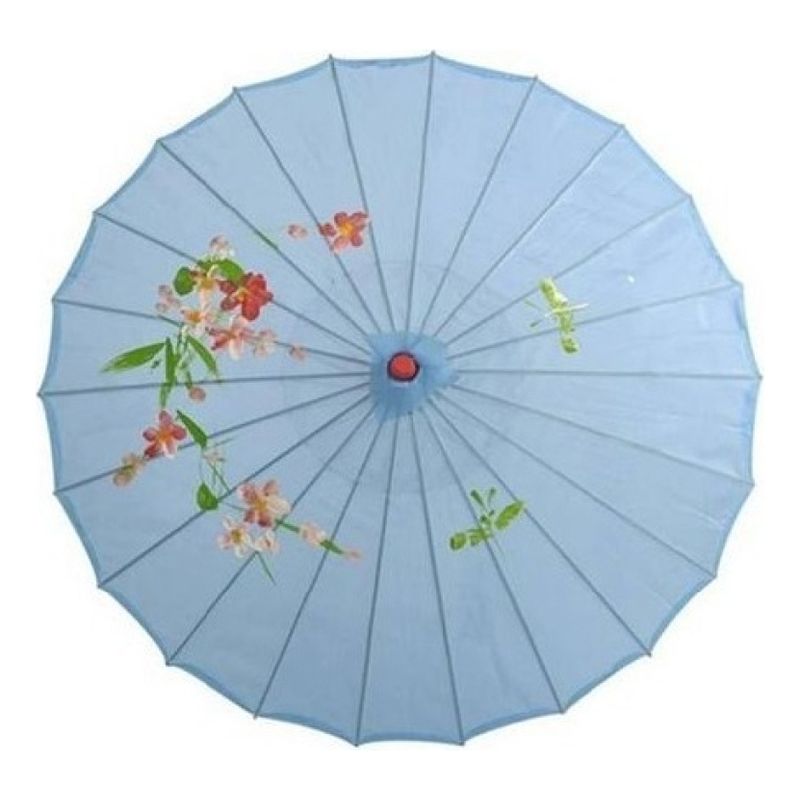 U BUY - Sombrilla Parasol Tradicional Chino Moda VeranoAzul