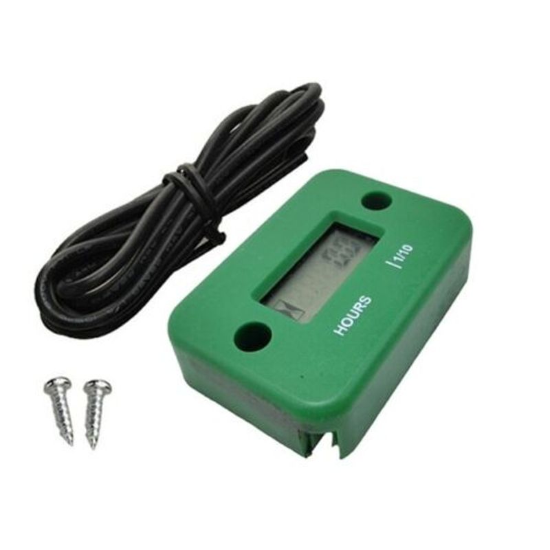 GENERICO - Horometro 12v Contador De Horas Para Motos VERDE
