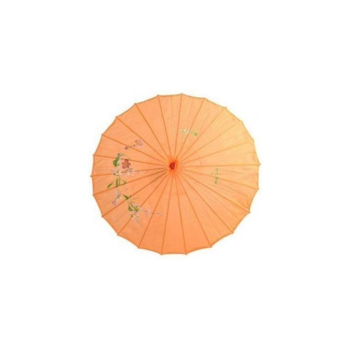 U BUY - Sombrilla Parasol Tradicional Chino Moda Verano Naranja
