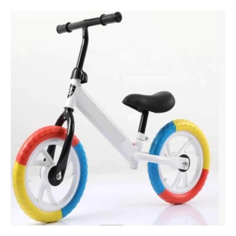U BUY - Bicicleta Equilibrio Juego Niño Sin Pedales Auto AprendizajeBlanco