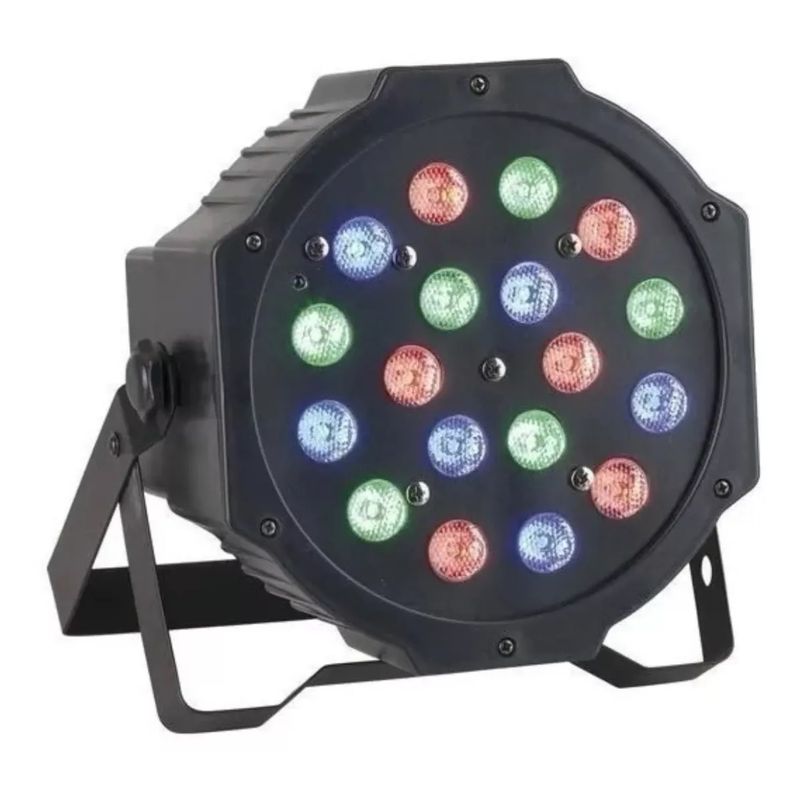 GENERICO - Luces Discoteca Luces De Fiesta Par Led Rgb Dmx Bola Rgb 18 Led