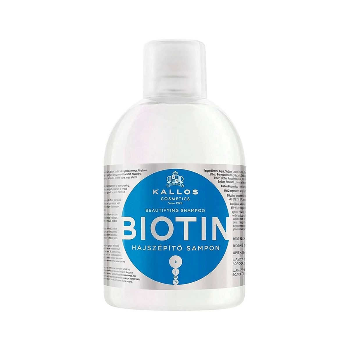 KALLOS - KALLOS - BIOTIN Shampoo 1000ml..-