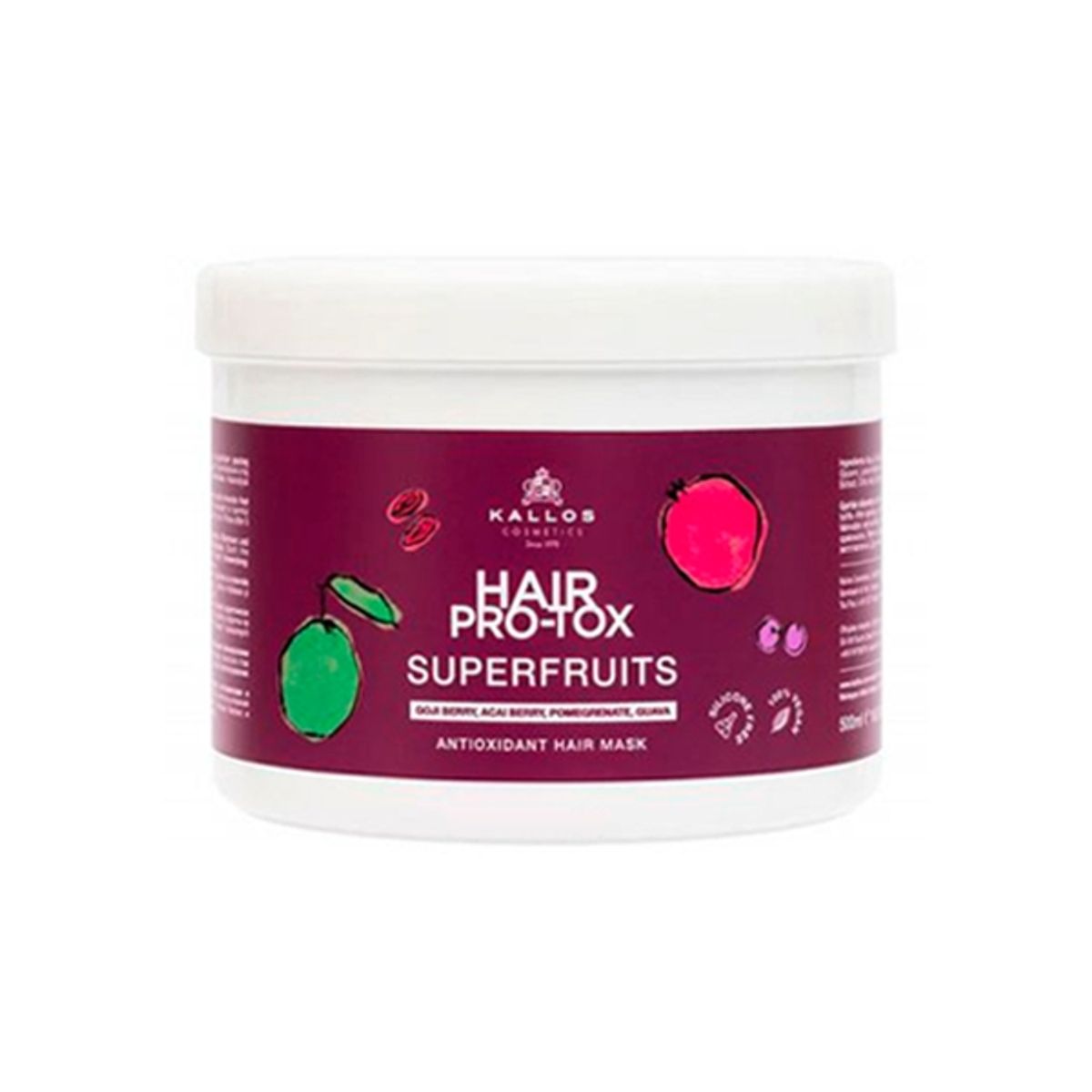 KALLOS - KALLOS - SUPERFRUITS Hair Mask 500ml